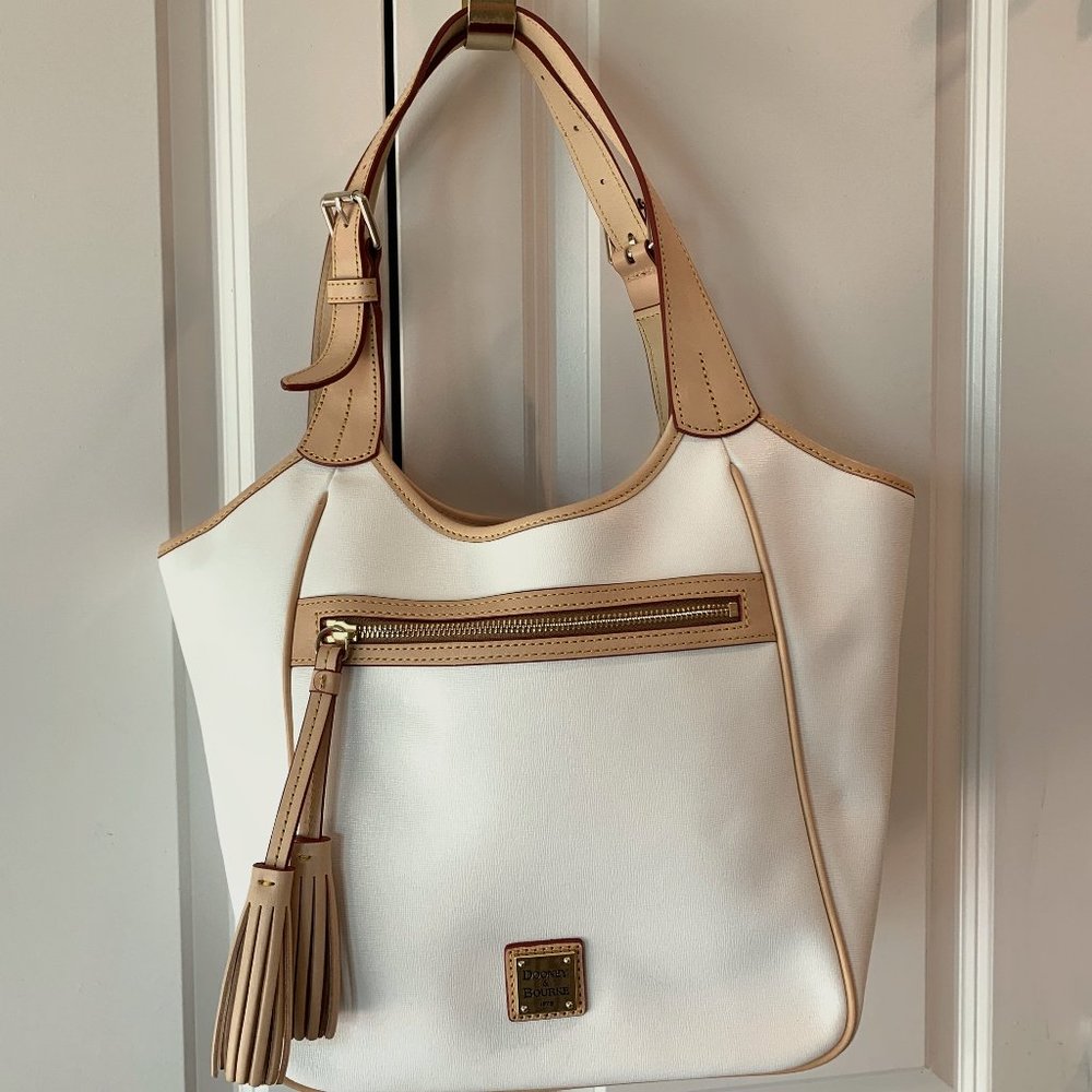 Dooney & Bourke Maddie Bag in White